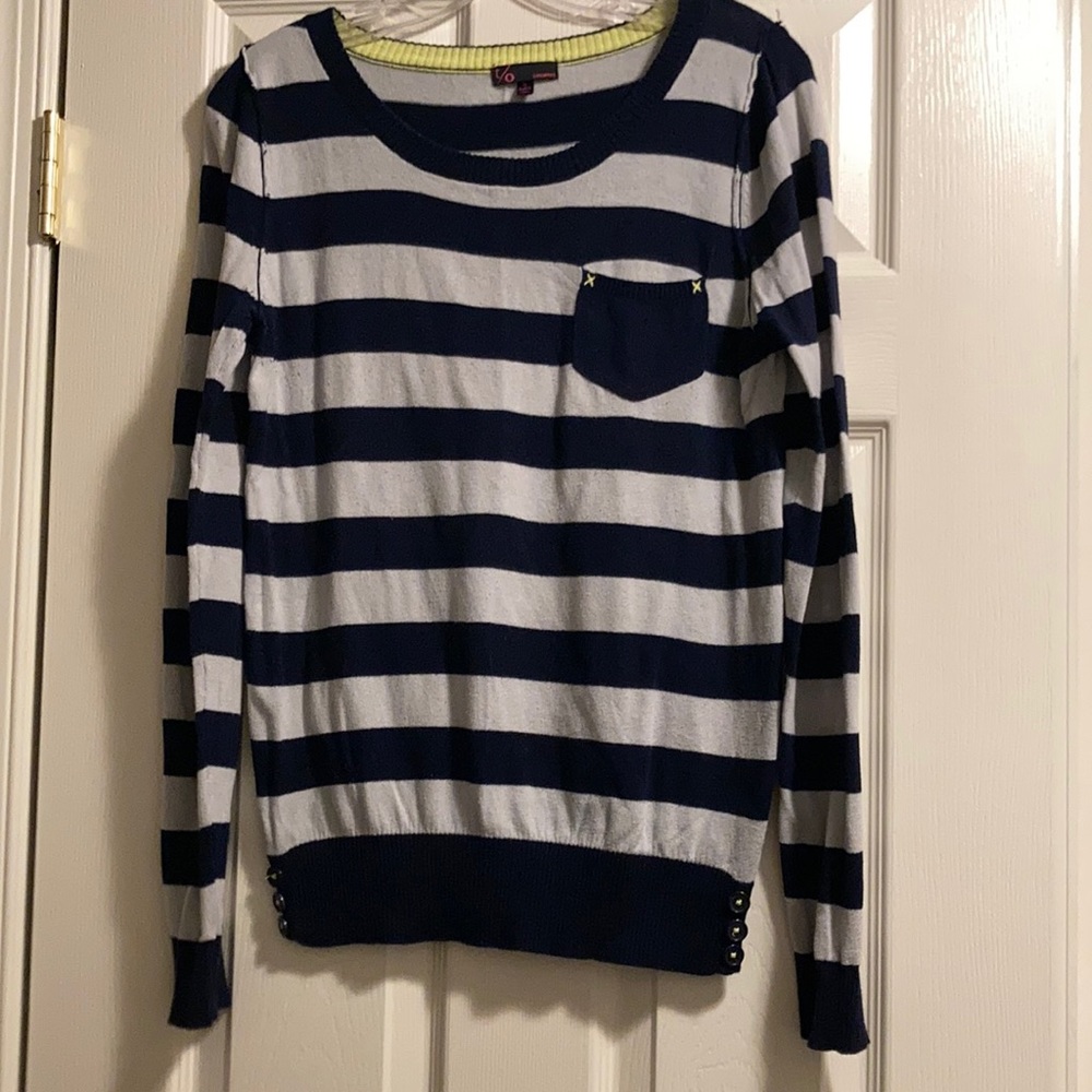 T/O Striped Women’s Sweater (size L)